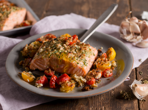 Filetto di Salmone gratinato